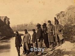 Civil War Stereoview Photo African American Soldier Dutch Gap Selden Virginia
