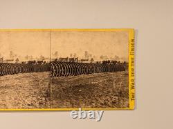 Civil War Stereoview Photo City Point Virginia Wagon Wheel Park Anthony No. 2584