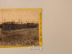 Civil War Stereoview Photo City Point Virginia Wagon Wheel Park Anthony No. 2584