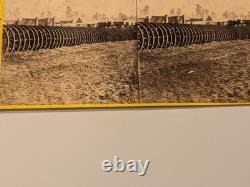 Civil War Stereoview Photo City Point Virginia Wagon Wheel Park Anthony No. 2584