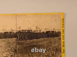 Civil War Stereoview Photo City Point Virginia Wagon Wheel Park Anthony No. 2584