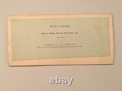 Civil War Stereoview Photo City Point Virginia Wagon Wheel Park Anthony No. 2584
