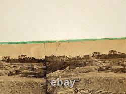 Civil War Stereoview Photo Confederate Water Batteries Browne Gardner Virginia