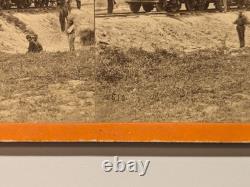 Civil War Stereoview Photo Wounded Soldiers at Savage Station Virginia Brady