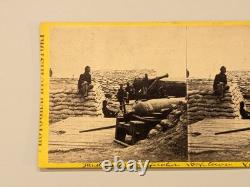 Civil War Stereoview Photo Yorktown Virginia Artillery Cannon Brady Anthony 2425