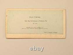 Civil War Stereoview Photo Yorktown Virginia Artillery Cannon Brady Anthony 2425