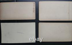 Civil War Stereoviews Gettysburg Lot of 4 monuments. Little Round Top, Cannons
