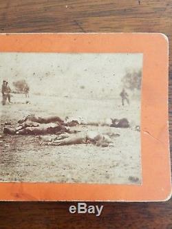 Civil War Timothy O'Sullivan Harvest of Death Stereoview Gettysburg Union Dead