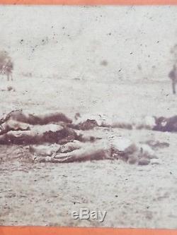 Civil War Timothy O'Sullivan Harvest of Death Stereoview Gettysburg Union Dead