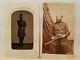 Civil War Tintype & Cdv Identified Lt 7th Regiment Mass Volunteer Infantry Photo