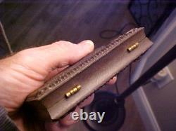 Civil War Tintype 1/6 Photograph Soldier in Uniform in 1857 Dated Fancy Case