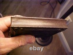 Civil War Tintype 1/6 Photograph Soldier in Uniform in 1857 Dated Fancy Case