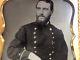 Civil War Tintype Of Naval Officer In Gutta Perch Case