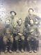 Civil War Tintype Photo Five Men One In Uniform Posing Together 6th Plate