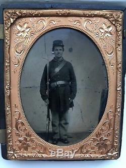 Civil War Tintype Probable 3rd West Virginia Infantry
