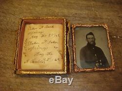 Civil War Tintype Soldier Photo-ID'd