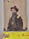 Civil War Tintype Union Army Captain Calvary Hand Colored Photo 6th Plate