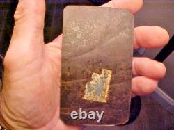 Civil War Tintypes 2 Photographs Soldier withTax Stamp & Rifle 1/4 Plate of Family