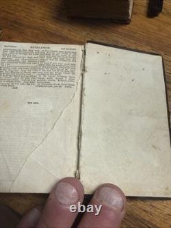 Civil War US Confederate 1864 New Testament Pocket Bible New York Good Condition