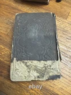 Civil War US Confederate 1864 New Testament Pocket Bible New York Good Condition