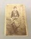 Civil War Uniformed Drummer Boy Cdv With Green 2¢ Tax Stamp