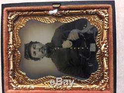 Civil War Union Calvryman 1/9 Plate Tintype