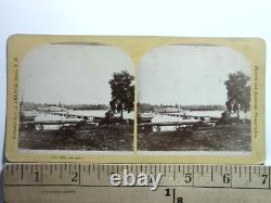 Civil War Union Headquarters USS Greyhound Steamer Stereoview c1864 Y19639
