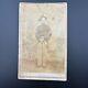Civil War Union Soldier Cdv Photo In Uniform With Sword