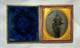 Civil War Union Soldier Tintype Corporal Calvary In A Leather Case