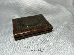 Civil War Union Soldier Tintype Corporal Calvary In A Leather Case