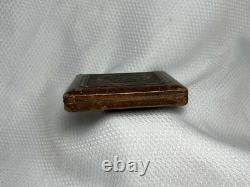 Civil War Union Soldier Tintype Corporal Calvary In A Leather Case