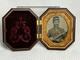 Civil War Union Solider Tintype Photo Gutta Percha Union Octogan Case