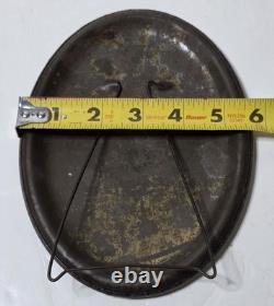 Civil War Union Veteran Portrait Celluloid Photograph GAR Medals Oval Tin Frame
