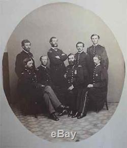 Civil War Vermont 1st Brigade General Getty and Staff photograph 5th VT Gould Lg
