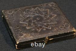 Civil War Wild West Tintype Ferrotype Photograph Gunfighter Large Bowie Knife