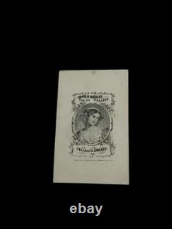 Civil War cdv Officer Soldier Long Coat photo Charlie Mosher Chicago union Beard