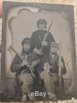 Civil War era Hall carbine Tintype