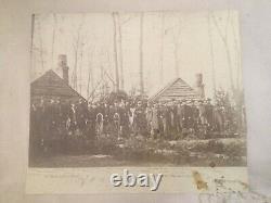 Civil War photograph 17th Maine Reg. Band, Brig. General Hays, Virginia 1864