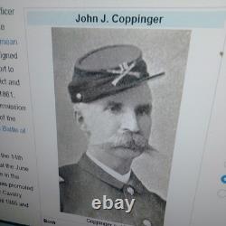 Civil War soldier Irish Major General John J. Coppinger Lincoln's Colonel