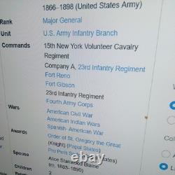 Civil War soldier Irish Major General John J. Coppinger Lincoln's Colonel