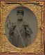 Civil War Soldier Ruby Ambrotype