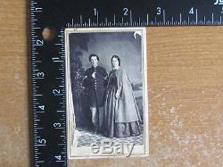 Coldwater Michigan Civil War 1st Sergeant & wife cdv photograph