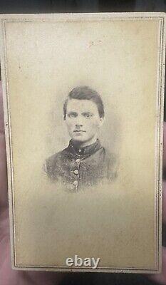 Confederate Cdv Of handsome Soldier