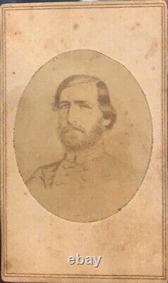 Confederate identified officer cdv Civil war