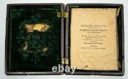 DAMAGED Littlefield Parsons Dag Union Civil War Case 1/4 Plate Daguerreotype