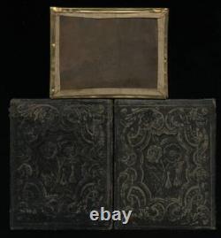 Daguerreotype Photo ID'd Civil War Soldier Vet Axtell Kitch 7th Illinois Cavalry