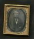 Daguerreotype Photo Of Edward Chadbourne Shot Through Head In Civil War No Case