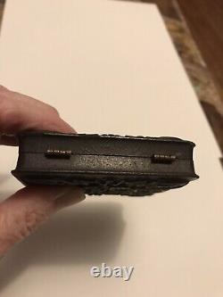 Daguerreotype Tin 1800s Photo Thermo Plastic Case Civil War Military Man