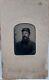 David Bealor Man Small Tin Type Civil War Veteran Uniform