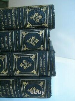 Delux 43 Lb Set Photographic CIVIL War History Navy Battles Prisons Csa Union